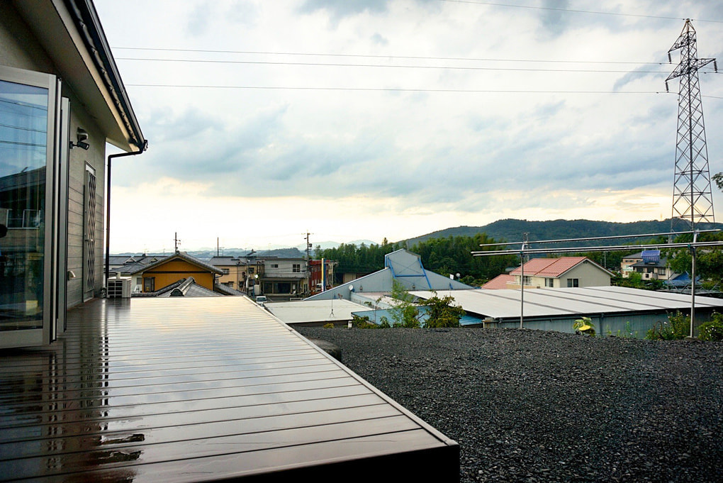 ウッドデッキからの眺め